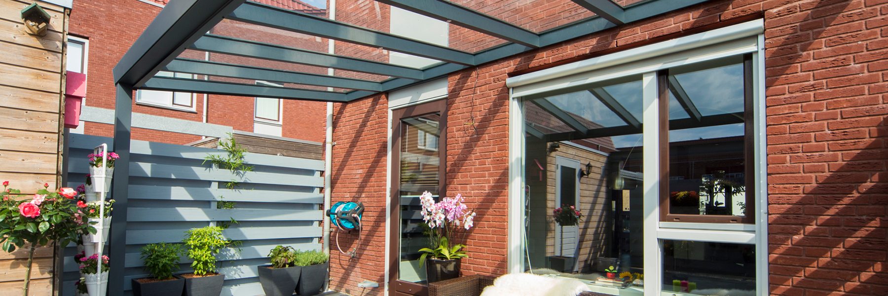 greenline veranda aan huis antraciet