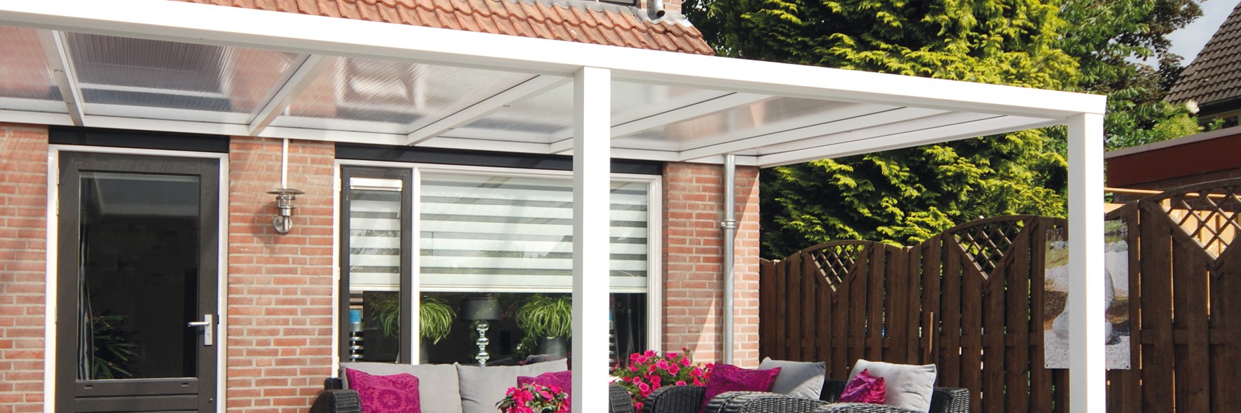Greenline veranda aan huis wit