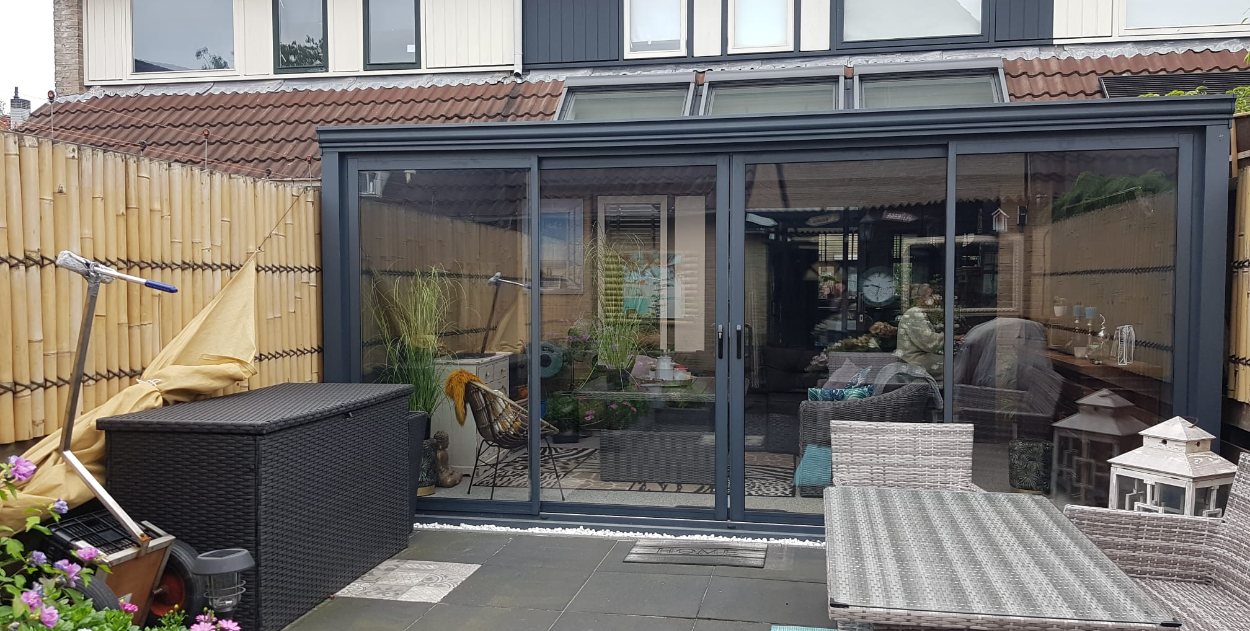 Profiline veranda antraciet