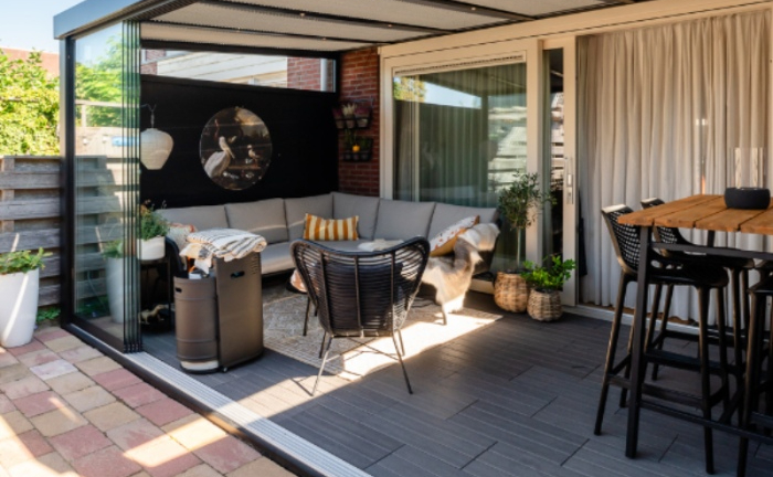 Verandavloer grijs